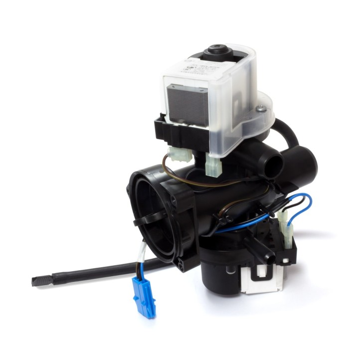 Αντλία μαγνητική αποχέτευσης με δύο μοτέρ κομπλέ πλυντηρίου ρούχων LG replica