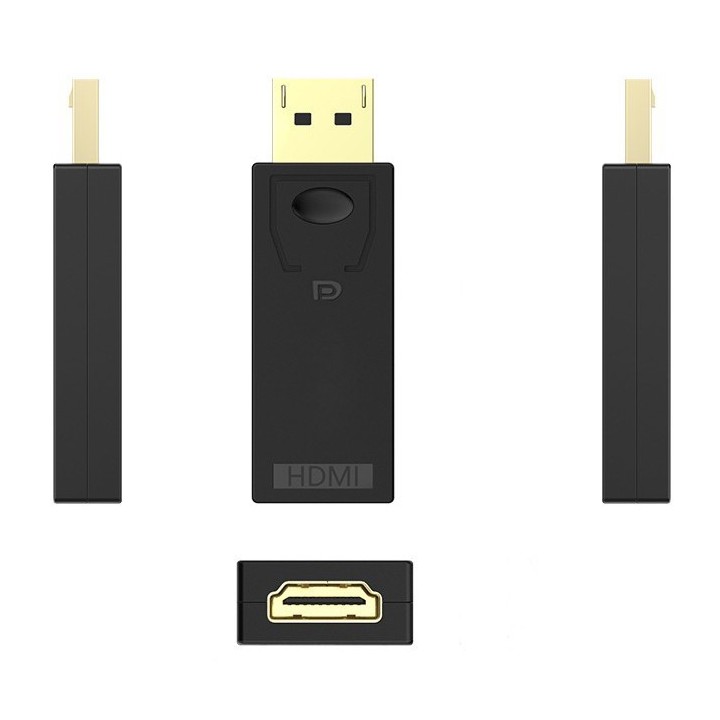 Αντάπτορας DisplayPort αρσενικό σε HDMI θηλυκό ΓΕΝΙΚΗΣ ΧΡΗΣΗΣ AHDMI0008