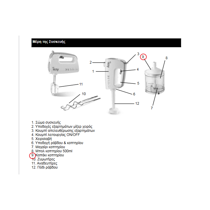 copy of Δοχείο smouthies μπλέντερ IZZY original