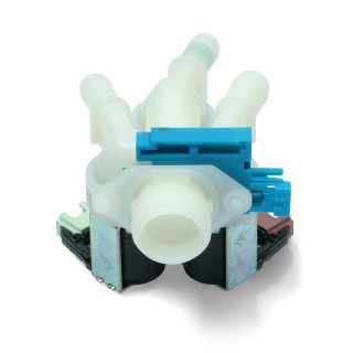 Βαλβίδα τριπλή ίσια εισαγωγής νερού Με μετρητή ροής πλυντηρίου ρούχων ZANUSSI replica ZANUSSI PRBAL0040