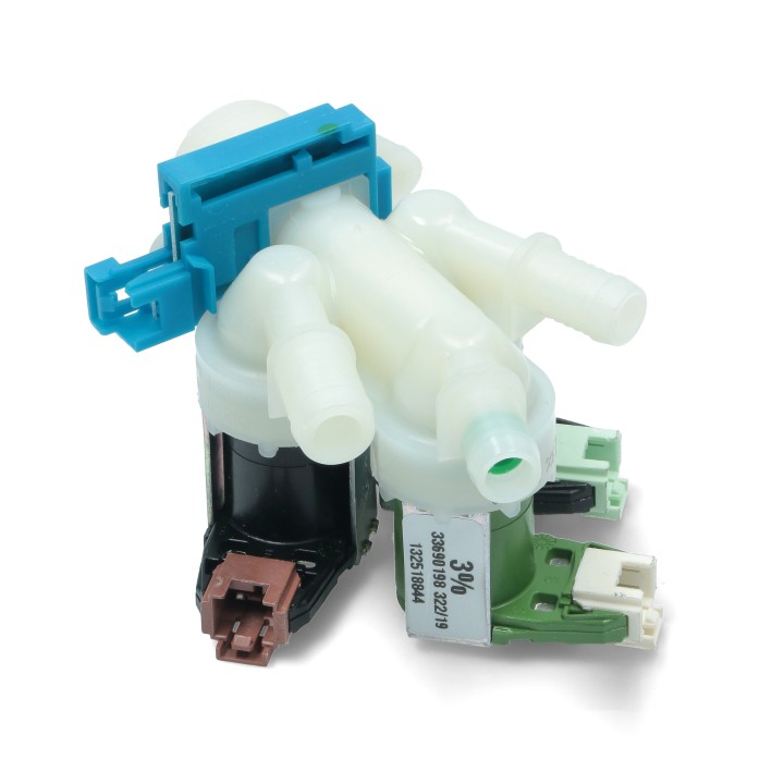 Βαλβίδα τριπλή ίσια εισαγωγής νερού Με μετρητή ροής πλυντηρίου ρούχων ZANUSSI replica ZANUSSI PRBAL0040