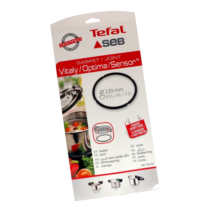 Λάστιχο καπακιού χύτρας ταχύτητος TEFAL SENSOR/OPTIMA/VITALY NT original SEB XITR0269