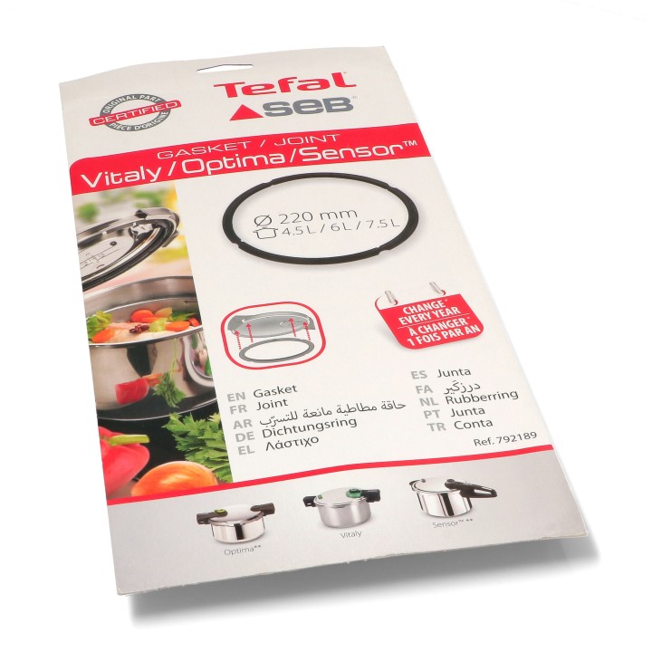 Λάστιχο καπακιού χύτρας ταχύτητος TEFAL SENSOR/OPTIMA/VITALY NT original SEB XITR0269