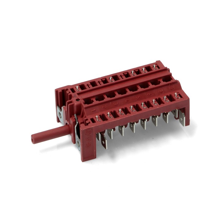 Διακόπτης (0+9 θέσεων) επιλογής φούρνου κουζίνας ΤΕΚΑ, www.ploutarxoselectronics.gr