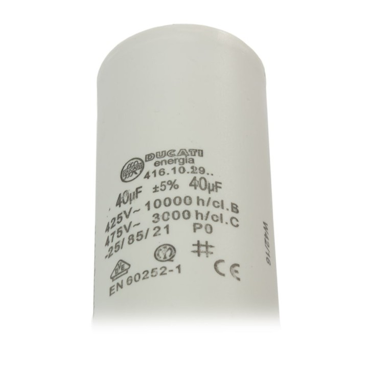 Πυκνωτής λειτουργίας 40μF 425V - 475V ΓΕΝΙΚΗΣ ΧΡΗΣΗΣ/DUCATI ΓΕΝΙΚΗΣ ΧΡΗΣΗΣ PRPYK0020