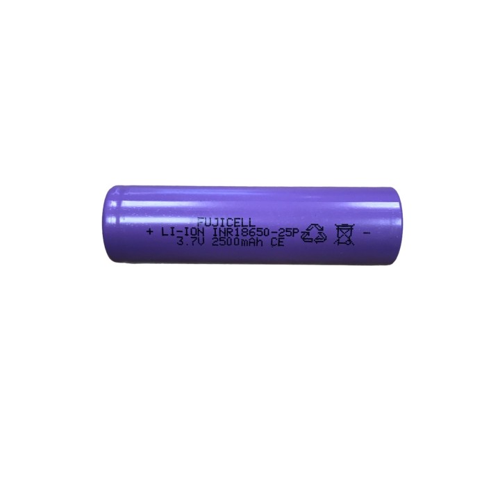 Επαναφορτιζόμενη μπαταρία 18650 Li-ion 2500mAh 3.7V FUJICELL FUJICELL 18650.2500.F