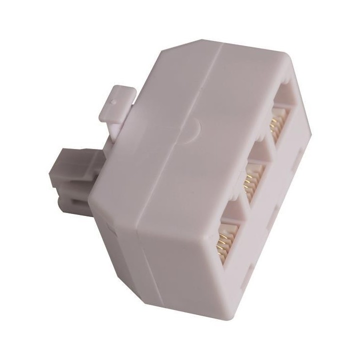 Τηλεφωνικό τάφ σύνδεσης RJ11 από ένα αρσενικό σε 3 θηλυκά ΓΕΝΙΚΗΣ ΧΡΗΣΗΣ ΓΕΝΙΚΗΣ ΧΡΗΣΗΣ RJ110003