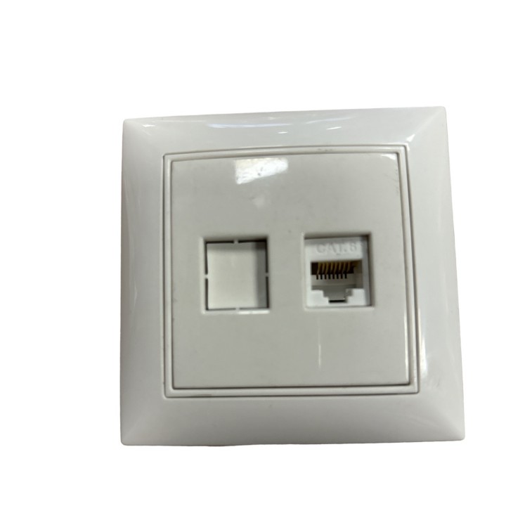 ANESTECH single white flush-mounted socket