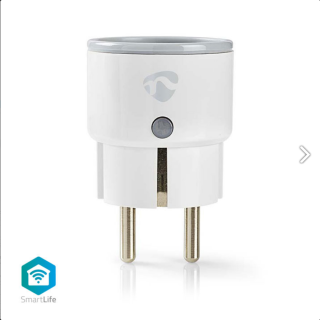 Wi-Fi Smart Plug, 10A, με μετρητή κατανάλωσης ενέργειας.  PWIFI0001