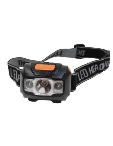 Φακός LED κεφαλής μπαταρίας EUROLAMP 145-24503