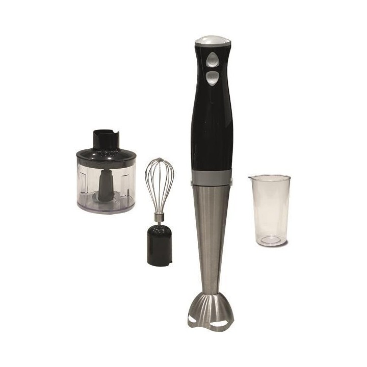 Ραβδομπλέντερ χειρός με δοχεία μαύρο