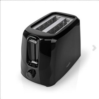 Αυτόματη φρυγανιέρα σε μαύρο χρώμα, 700W  233-2089