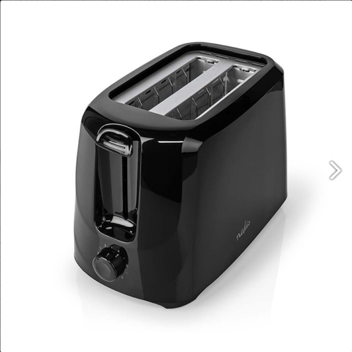 Αυτόματη φρυγανιέρα σε μαύρο χρώμα, 700W  233-2089