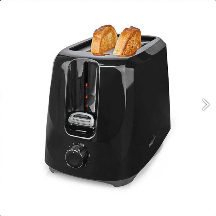 Αυτόματη φρυγανιέρα σε μαύρο χρώμα, 700W  233-2089