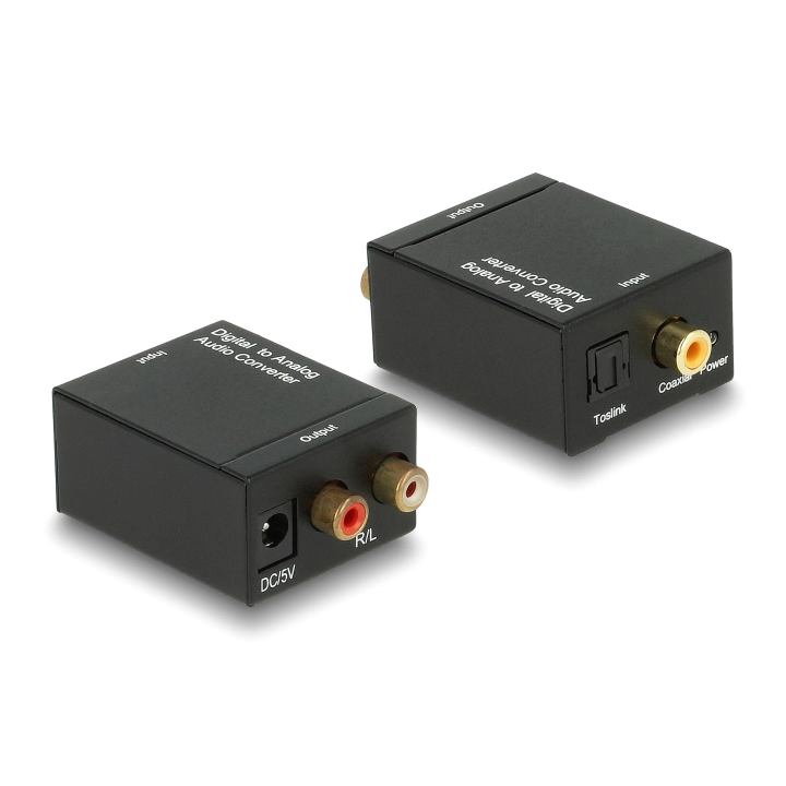 Μετατροπέας ήχου ψηφιακό σε αναλογικό, Coaxial/Toslink σε 2xRCA ΓΕΝΙΚΗΣ ΧΡΗΣΗΣ TOSL0001