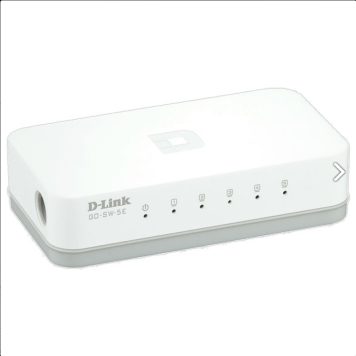 5-Port Fast Ethernet Easy Desktop Switch 10/100 D-LINK D-Link 215-0024