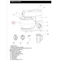 Ανοξείδωτο μπολ κουζινομηχανή IZZY original IZZY 333198