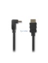 Καλώδιο HDMI αρσενικό σε HDMI αρσενικό γωνιακό 1,5m ΓΕΝΙΚΗΣ ΧΡΗΣΗΣ HDMI0001G