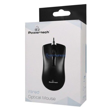 Ενσύρματο ποντίκι PT-808, 1000DPI, USB μαύρο  PT-808