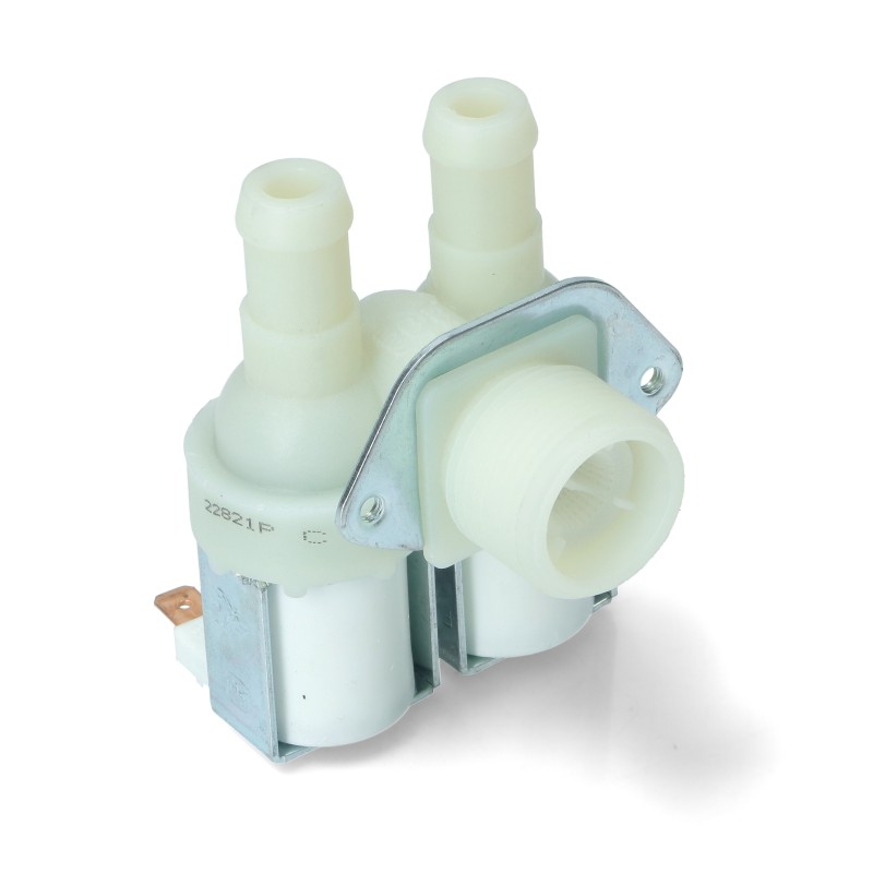 Βαλβίδα διπλή κάθετη εισαγωγής νερού πλυντηρίου ρούχων/πιάτων ΓΕΝΙΚΗΣ ΧΡΗΣΗΣ PITSOS PRBAL0009