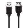 copy of Καλώδια προέκτασης USB 2.0 A αρσενικό σε USB 2.0 A θηλυκό με μήκος 1,80m