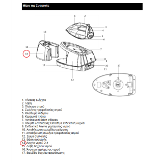 copy of Δοχείο νερού γεννήτριας ατμού IZZY original