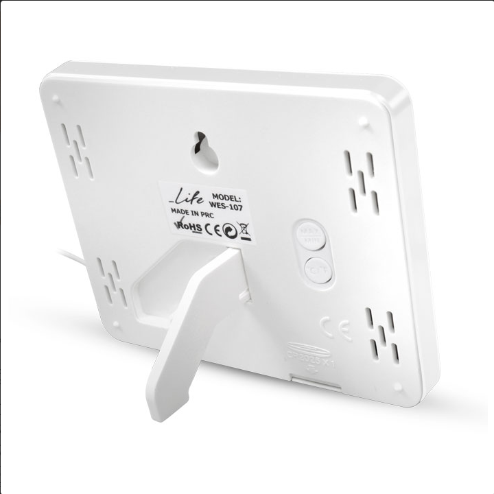 Ψηφιακό θερμόμετρο / υγρόμετρο εσωτερικού χώρου, με bamboo πρόσοψη.