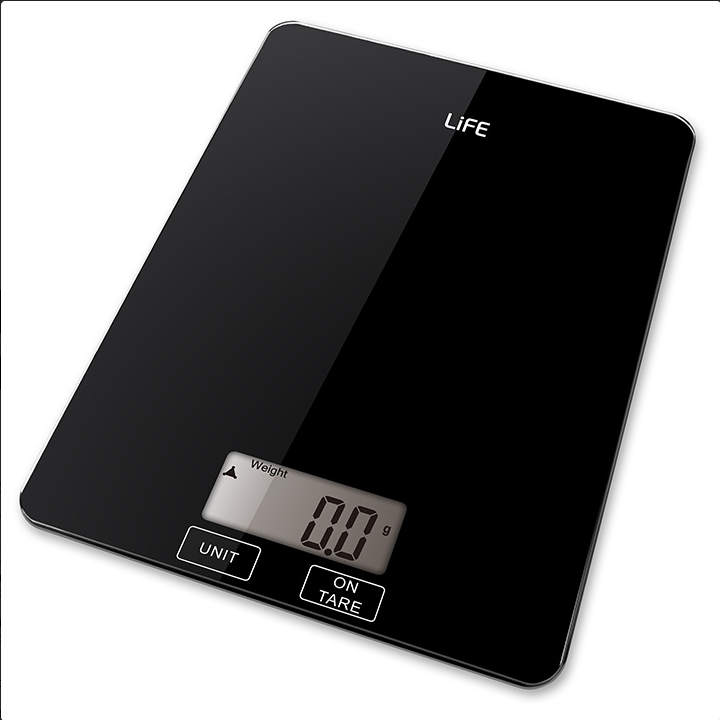 Γυάλινη ψηφιακή ζυγαριά κουζίνας