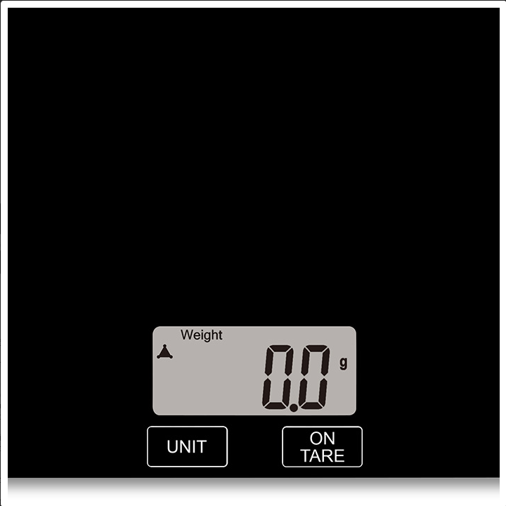 Γυάλινη ψηφιακή ζυγαριά κουζίνας