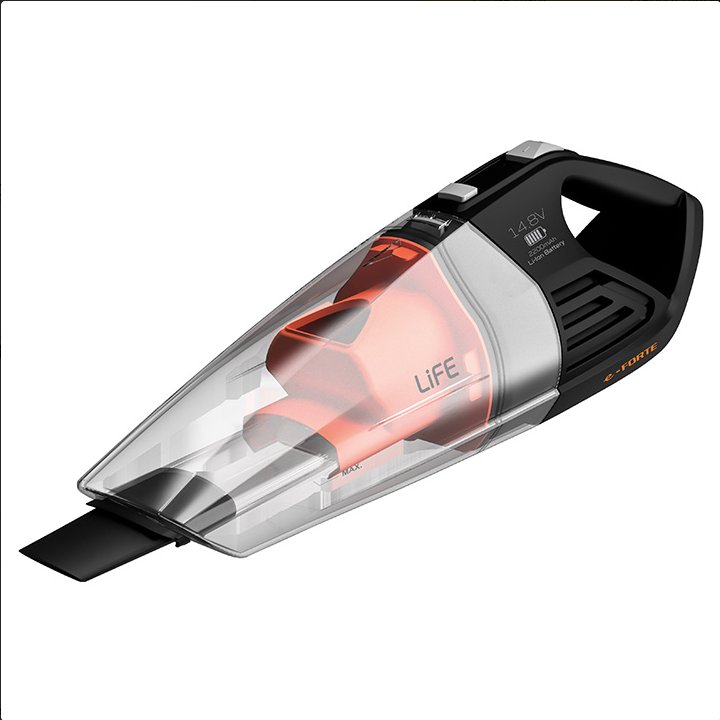 Επαναφορτιζόμενο σκουπάκι χειρός wet & dry 14.8V, με μπαταρία λιθίου 2200 mAh.