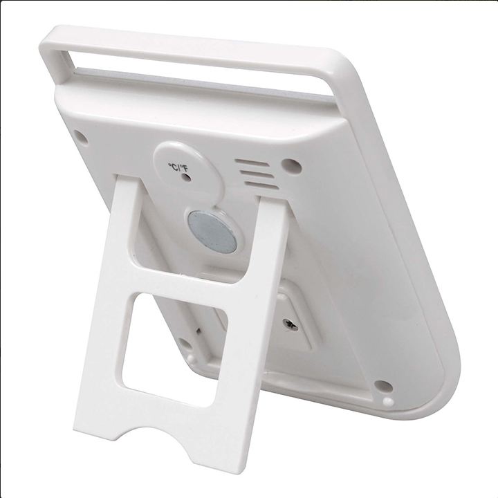 Ψηφιακό θερμόμετρο / υγρόμετρο εσωτερικού χώρου, σε λευκό χρώμα. LIFE FLEXY