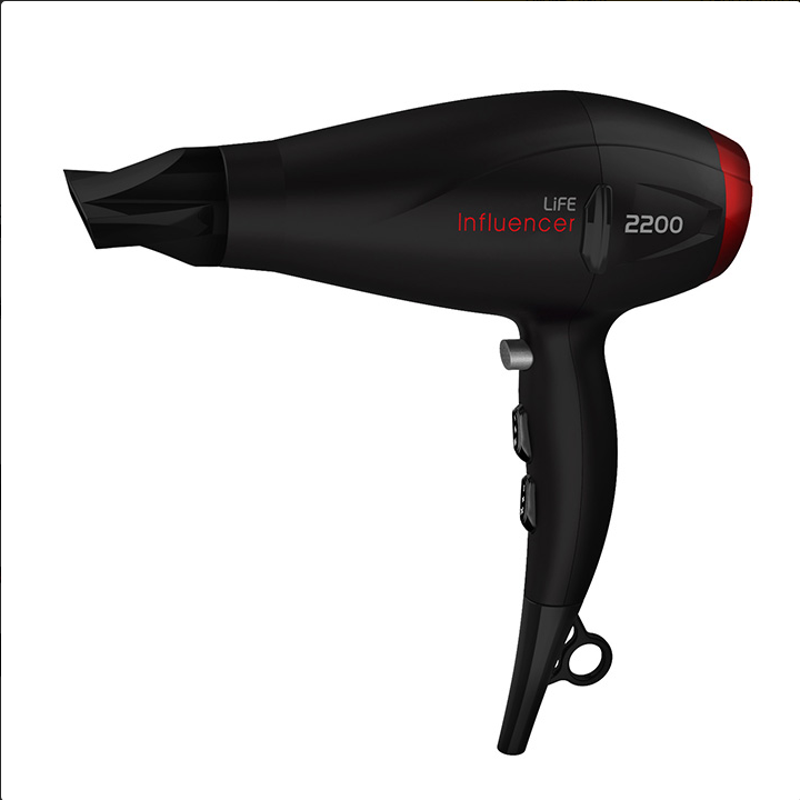 Σεσουάρ μαλλιών με AC μοτέρ 2200W και λειτουργία ιονισμού LIFE INFLUENCER