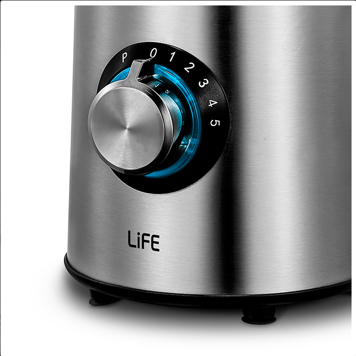 Μπλέντερ με γυάλινη κανάτα 1.5L, 800W LIFE