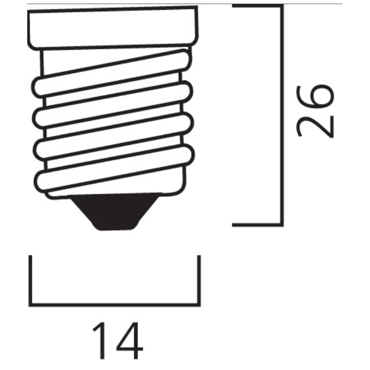 Λάμπα led σφαιρική 2.5W E14 G45 2700Κ SYLVANIA SYLVANIA G452.527E14SYL