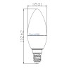 Λάμπα led κερί 3W E14 B38 2700Κ SYLVANIA SYLVANIA C37327SYL