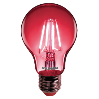 Λάμπα led κόκκινο χρώμα 4W E27 A60 SYLVANIA SYLVANIA LRED86307