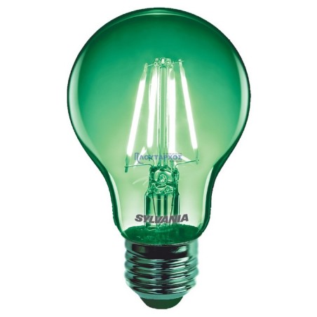 Λάμπα led πράσινο χρώμα 4W E27 A60 SYLVANIA SYLVANIA LGRE86309