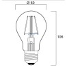 Λάμπα led πορτοκαλί χρώμα 4W E27 A60 SYLVANIA SYLVANIA LORANGE86306