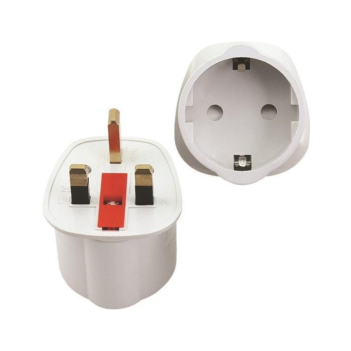 Αντάπτορας ταξιδίου για αγγλία 13Α ΓΕΝΙΚΗΣ ΧΡΗΣΗΣ EUROLAMP POL0041Α