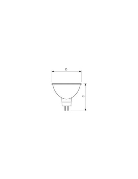 Λάμπα διχρωική DECOSTAE 35W GU5.3 12V OSRAM OSRAM DICR0002OS