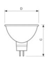 Λάμπα διχρωική DECOSTAE 35W GU5.3 12V OSRAM OSRAM DICR0002OS