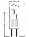 Λάμπα αλογόνου HALOSTAR ST 150W 15V GY6.35 OSRAM OSRAM HAL15015