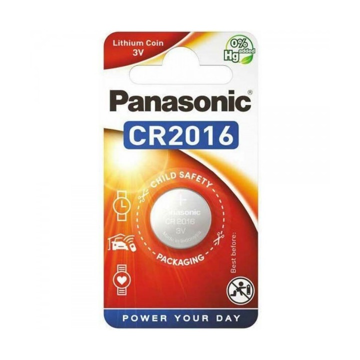 Αλκαλικές μπαταρίες CR2016 σε blister PANASONIC PANASONIC CR2016P