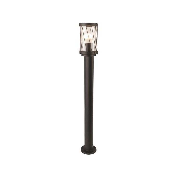 Κολωνάκι δαπέδου E27 95x95x500 μάυρο EUROLAMP  145-20604