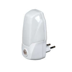 Φωτάκι νυκτός με φωτοκύτταρο μέρας - νύχτας LED 1W με λεύκο χρώμα ΓΕΝΙΚΗΣ ΧΡΗΣΗΣ NYK0005