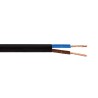 Καλώδιο εύκαμπτο πλακέ ΗO3VVH2  2x0,75mm2 μαύρο