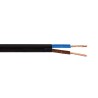 Καλώδιο εύκαμπτο πλακέ ΗO3VVH2 2x0,75mm2 μαύρο ΓΕΝΙΚΗΣ ΧΡΗΣΗΣ KALOVB﻿