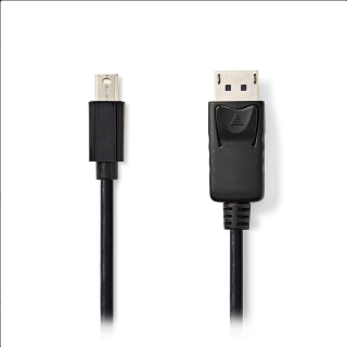Καλώδιο αντάπτορας Mini DisplayPort αρσενικό σε DisplayPort αρσενικό 2.00m ΓΕΝΙΚΗΣ ΧΡΗΣΗΣ DISPM0002