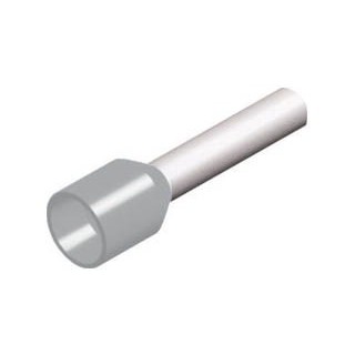Ακροδέκτης σωληνωτός για μύτη μονός καλωδίου 0.50mm² λεύκος ΓΕΝΙΚΗΣ ΧΡΗΣΗΣ ΓΕΝΙΚΗΣ ΧΡΗΣΗΣ E0508