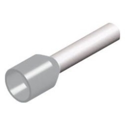 Ακροδέκτης σωληνωτός για μύτη μονός καλωδίου 0.50mm² λεύκος ΓΕΝΙΚΗΣ ΧΡΗΣΗΣ ΓΕΝΙΚΗΣ ΧΡΗΣΗΣ E0508